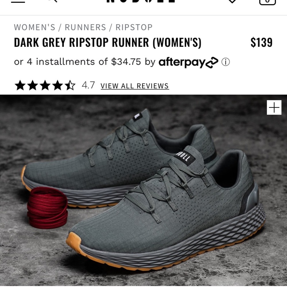 NOBULL DARK GREY RIPSTOP RUNNER (WOMEN'S)